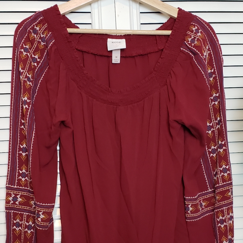 Boho Off-Shoulder Top